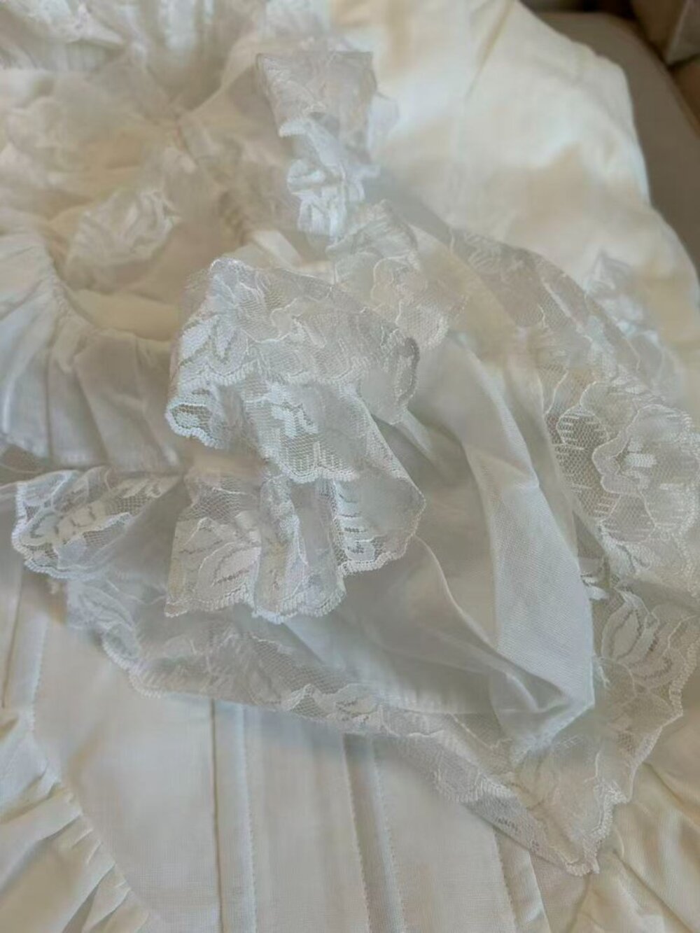 Selkie The Ivory Cupid Midi Dress White Lace Party Wedding Large - Picture 9 of 13